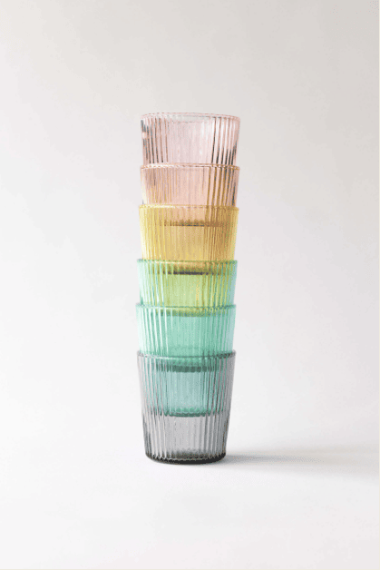 Paveau "Ribbed Elegance" Glasses Paveau "Ribbed Elegance" Glasses
